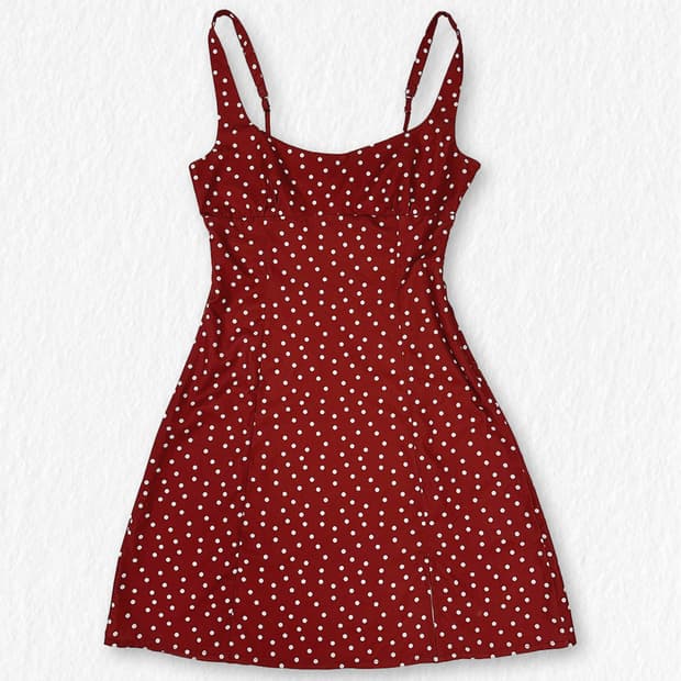 자라 도트 미니 원피스