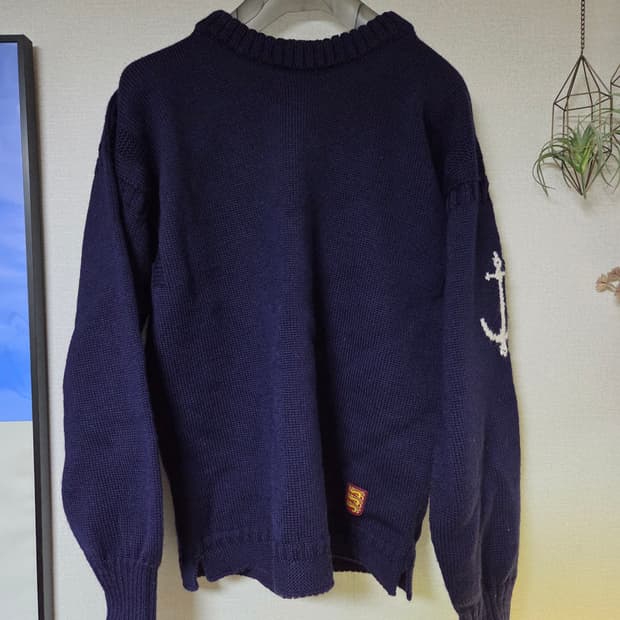 건지 울른스 피셔맨 니트 40size