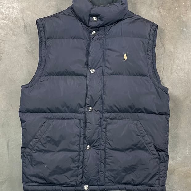 폴로 포니 패딩 조끼
