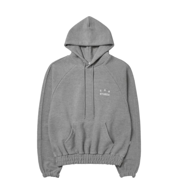 아이앱스튜디오 헤링본 후드 그레이 XL