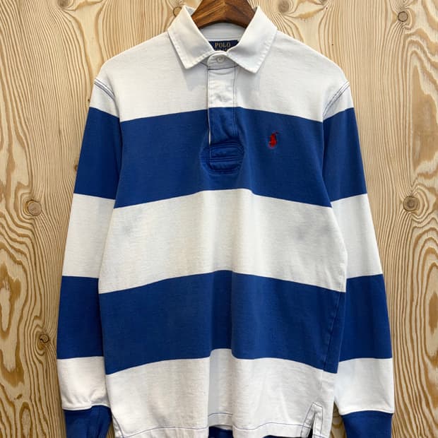 폴로 랄프로렌 스트라이프 후드 럭비티