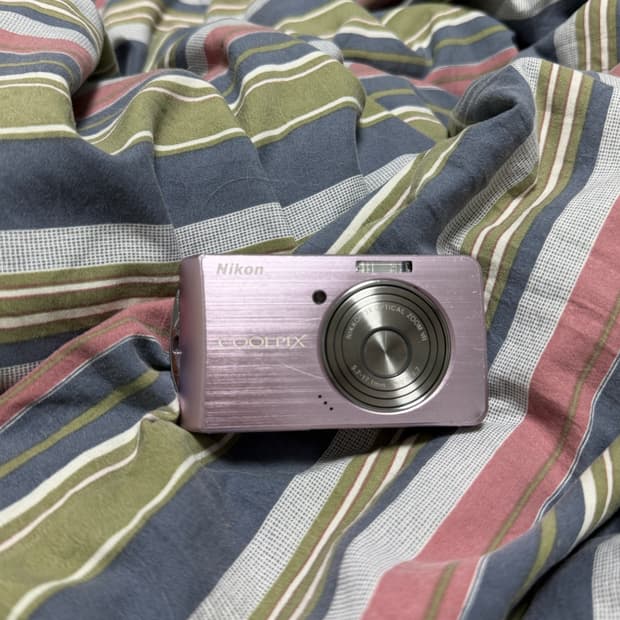 니콘 쿨픽스 S520 핑크 정크