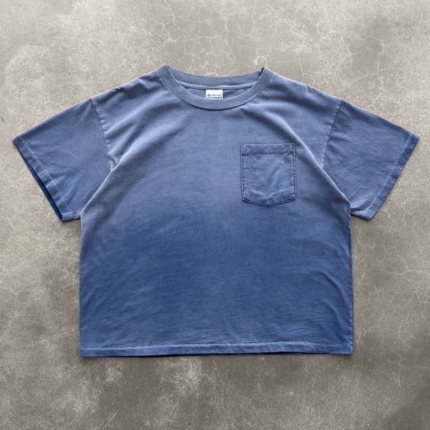 [L]아킴보클럽 반팔 페이디드네이비