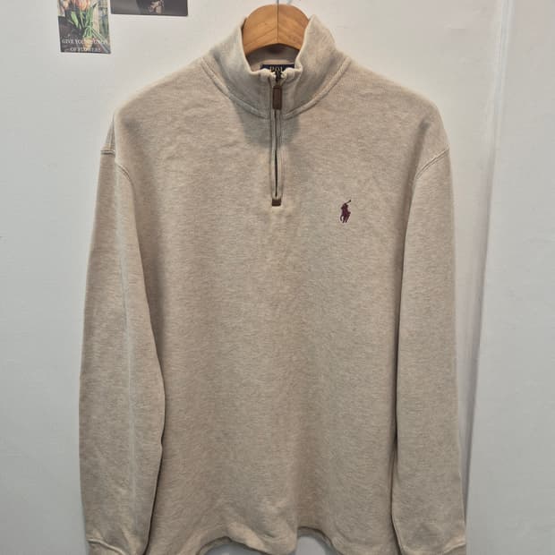 폴로 랄프로렌 남성 반집업 스웨터  M
