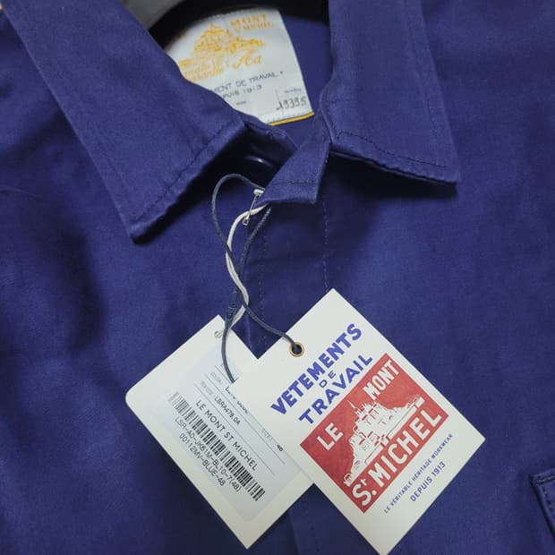 Genuine Lmsm Work Jacket_Blue 48 새상품