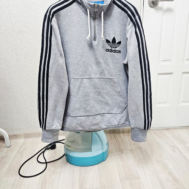 (95~100)M ☆초희귀☆ 아디다스 파이어버드 [회검] 반집업 후드져지