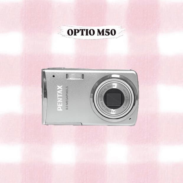 펜탁스 옵티오 M50 실버 빈티지디카