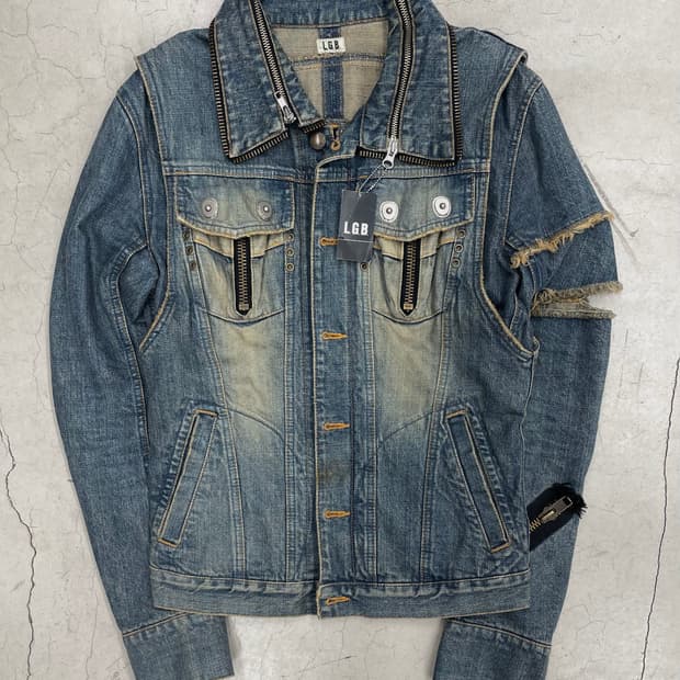L.G.B G-2 DETACHABLE DENIM JACKET