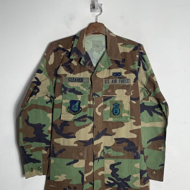 미군 오리지널 우드랜드 군복 자켓 S/L