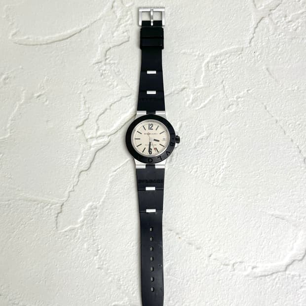 BVLGARI 알루미늄(ALUMINIUM) 러버 스트랩 워치