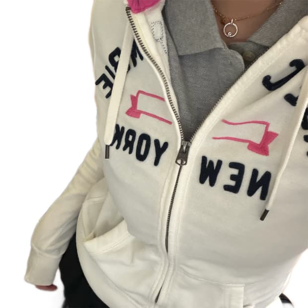 🤍아베크롬비 슬림핏 화이트 후드집업🤍