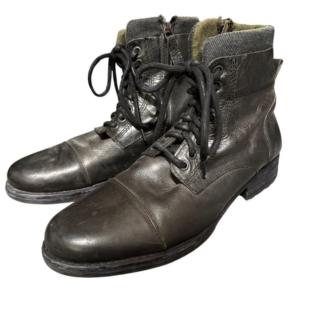 유럽 빈티지 레이어드 집업 부츠 42 270