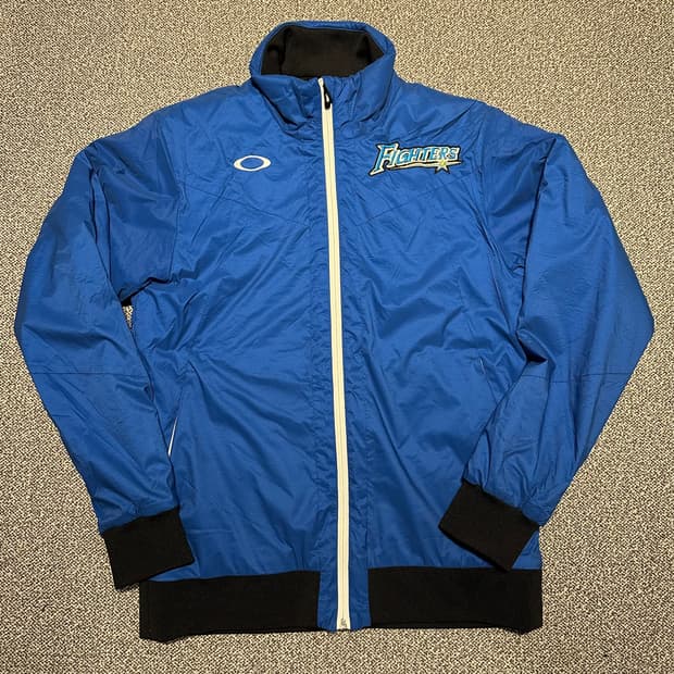 오클리 일본 햄 파이터스 안솜 나일론 자켓 L