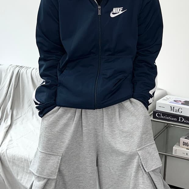 나이키 네이비 화이트 라인 져지 M