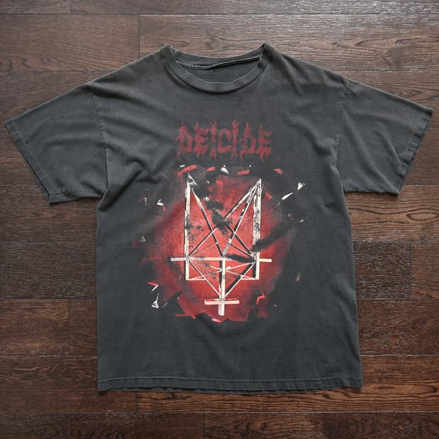 90s Deicide 디어사이드 빈티지 티셔츠