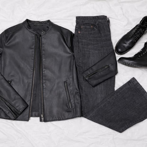 빈티지 레더자켓