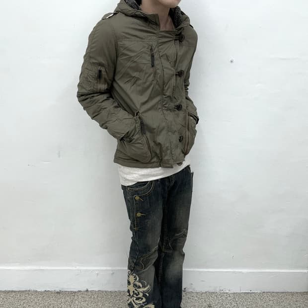 Back number Khaki utility jacket