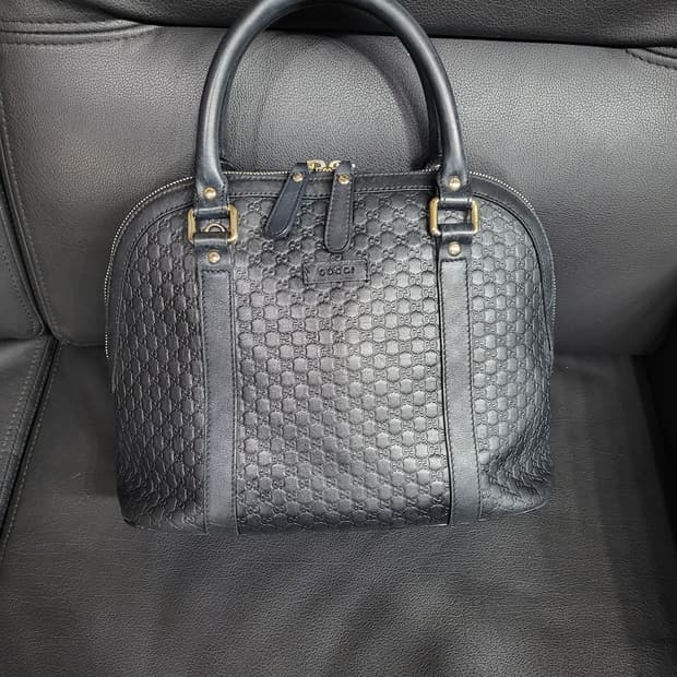 구찌 마이크로시마 미니돔 토트백