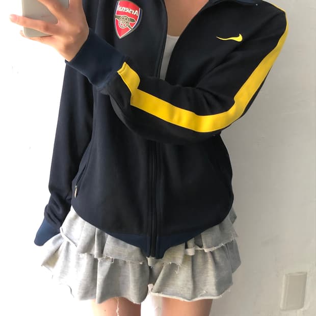 Nike 나이키 네이비컬러 아스날 로고 트랙탑