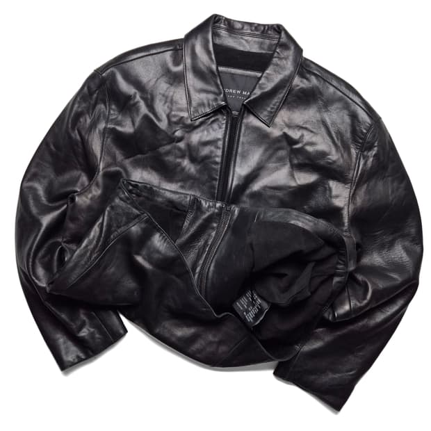[L] 앤드류마크 싱글레더자켓 양가죽