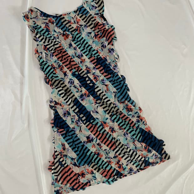 [2] dvf 다이앤 본 퍼스텐버그 실크100 민소매 슬리브리스 원피스