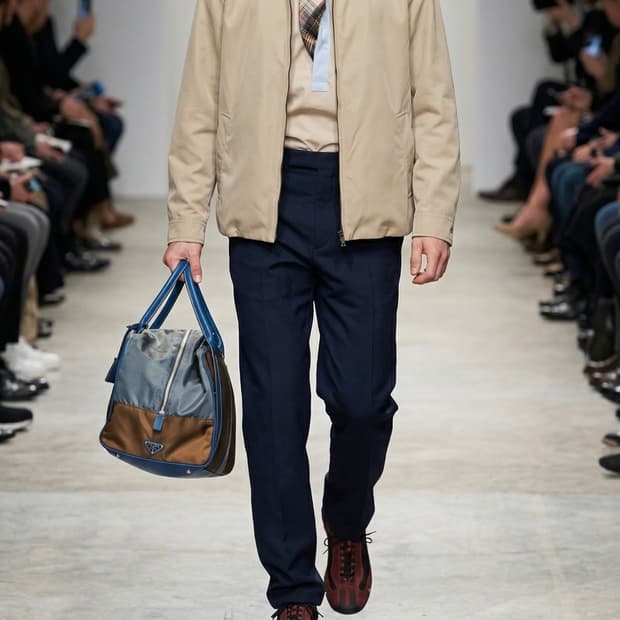 M/ 프라다 아카이브 02SS 베이직 봄버 자켓