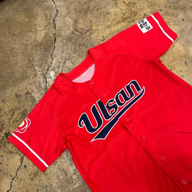 [XL] 롯데자이언츠 울산 야구 유니폼 레드 b18