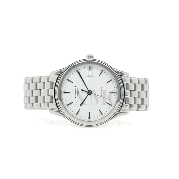 론진 플래그쉽 클래식 워치 스틸 오토매틱 시계 L4.774.4