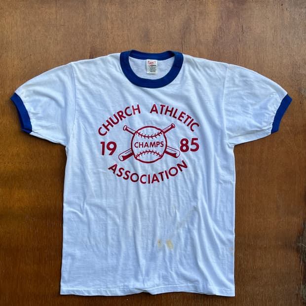 80s Church Athletic Association Ringer T