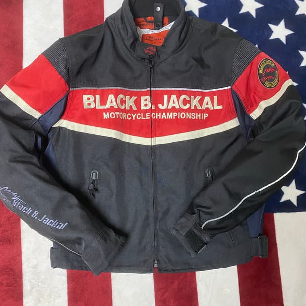 블랙비자칼 라이더 자켓