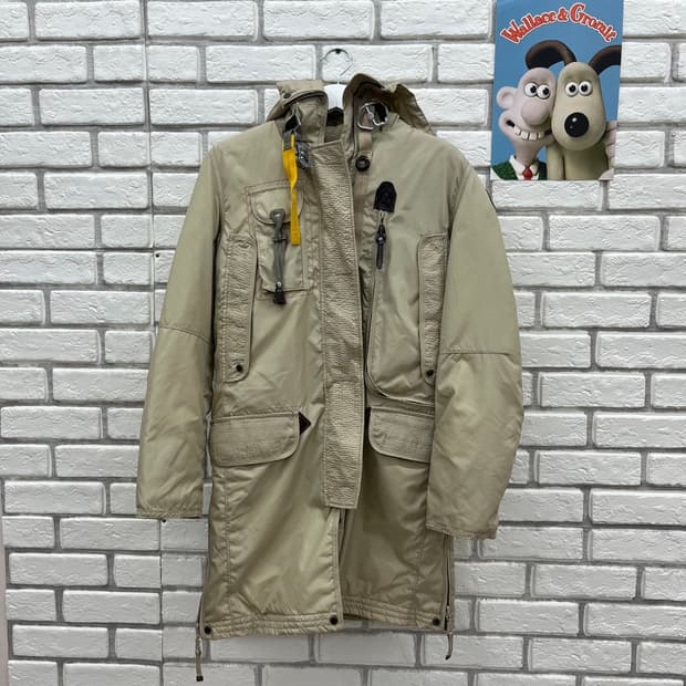 파라점퍼스 코디악 베이지패딩-S