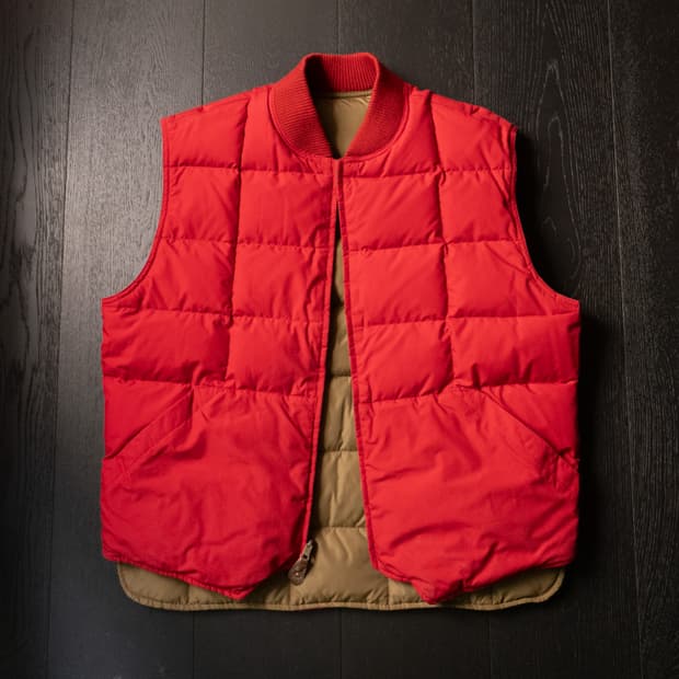 90s Eddie bauer Reversible Down Vest, L