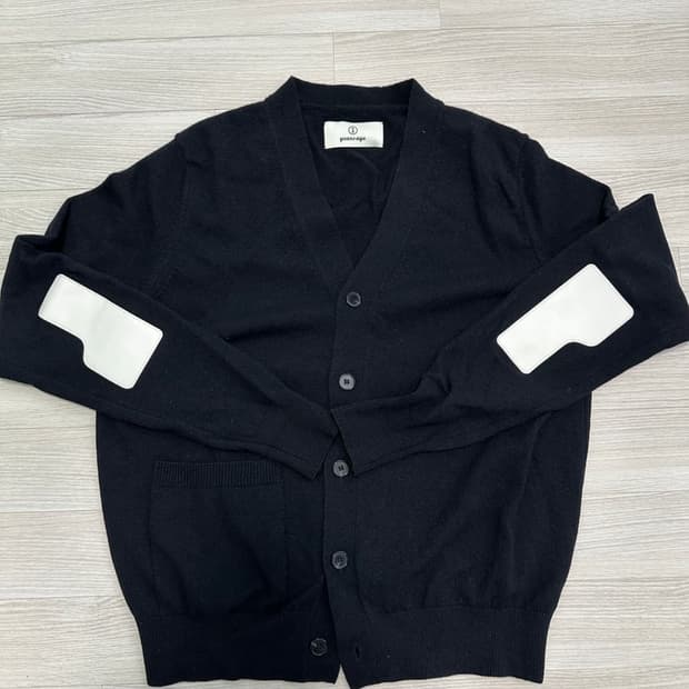 이얼즈어고 메리노 울 가디건 블랙 s