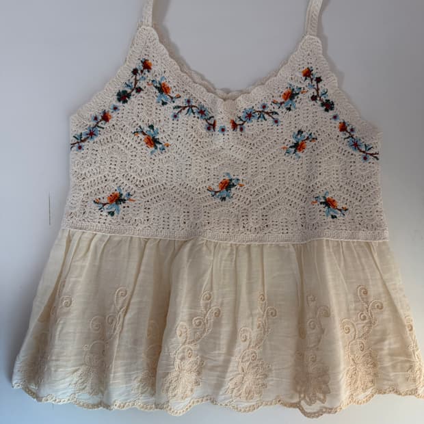 레이스 슬리브리스 (레이어드)