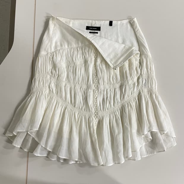 이자벨마랑 린넨 스커트