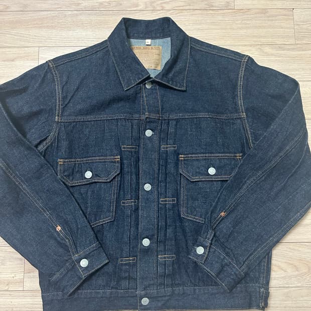 데밀 파이오니어 원워시 셀비지 데님자켓