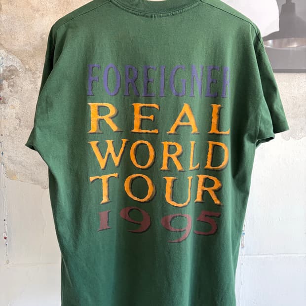 1995 Foreigner 투어 티셔츠