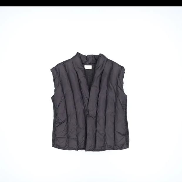 멜본 여성 패딩조끼(단추자석) 1210H1