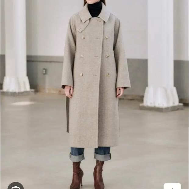 닐바이피 울90,캐시 10 핸드메이드 코트 Free _ 여성