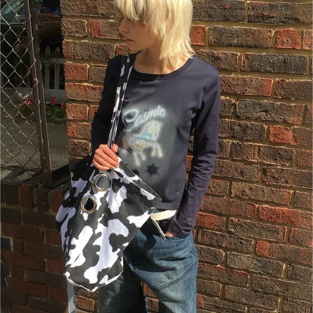 ertr Be Bop Canvas 토트백 Cow