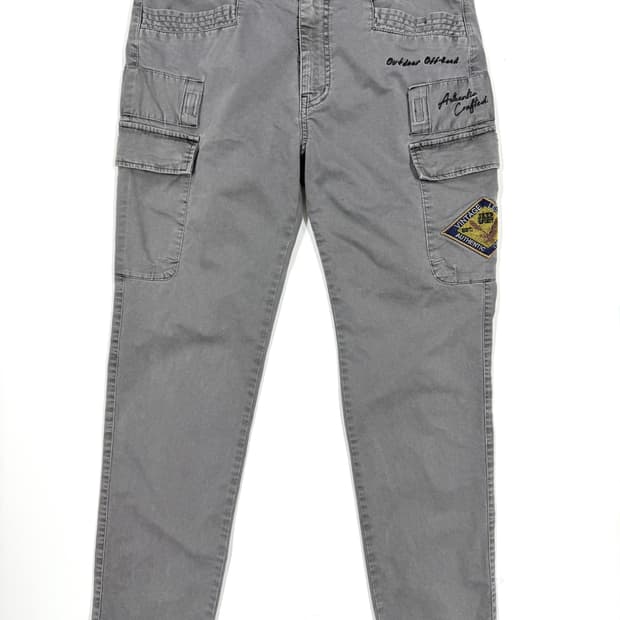 지프 그레이 카고팬츠