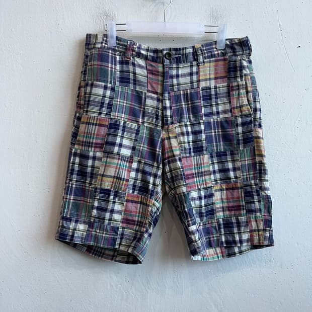 J CREW 제이크루 패치워크 쇼츠 반바지 