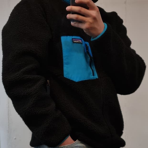 Fluke 뽀글이 후리스 XL 검정