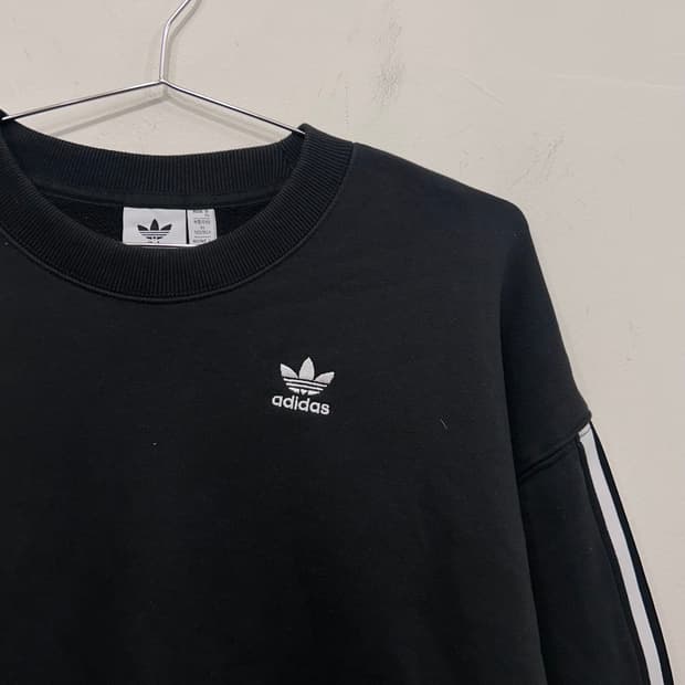 아디다스 오리지널 헤비코튼 트랙 크롭 맨투맨