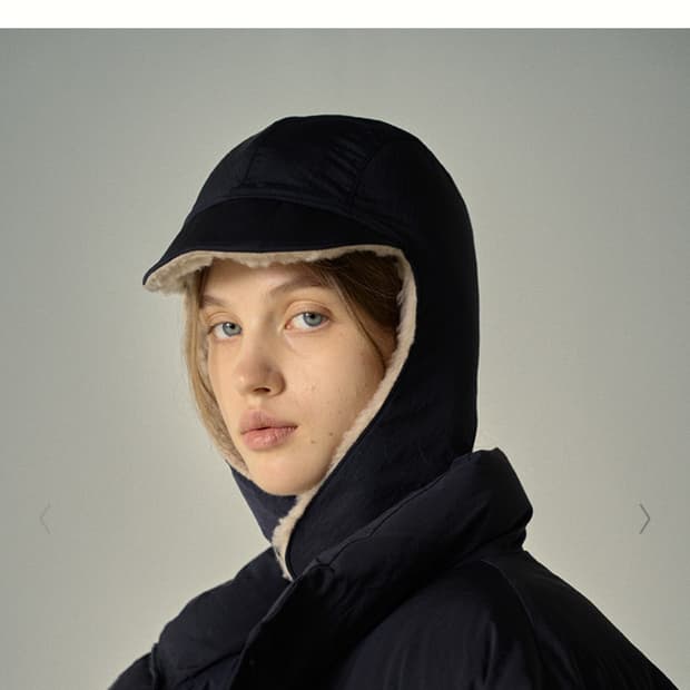 파사드패턴 램스울 이어플랩 캡 블랙