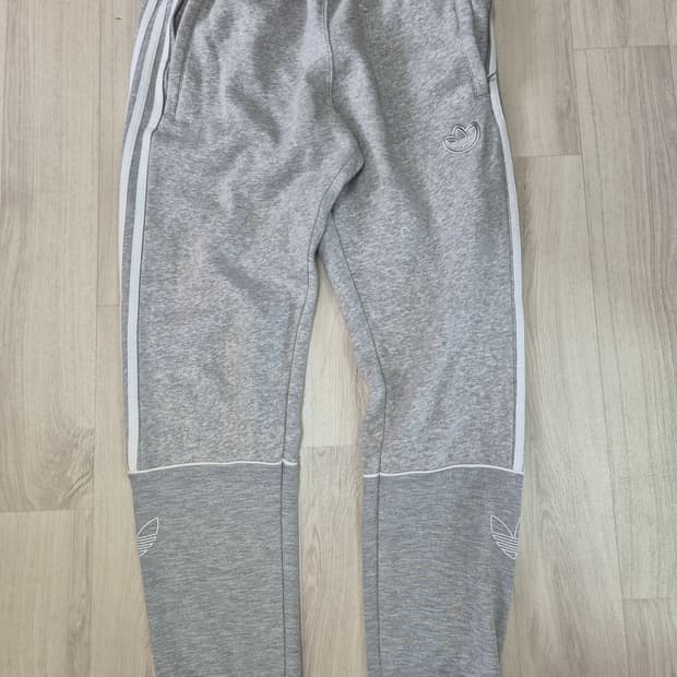 아웃라인 플리스 스팬츠 - 그레이 / FM3916