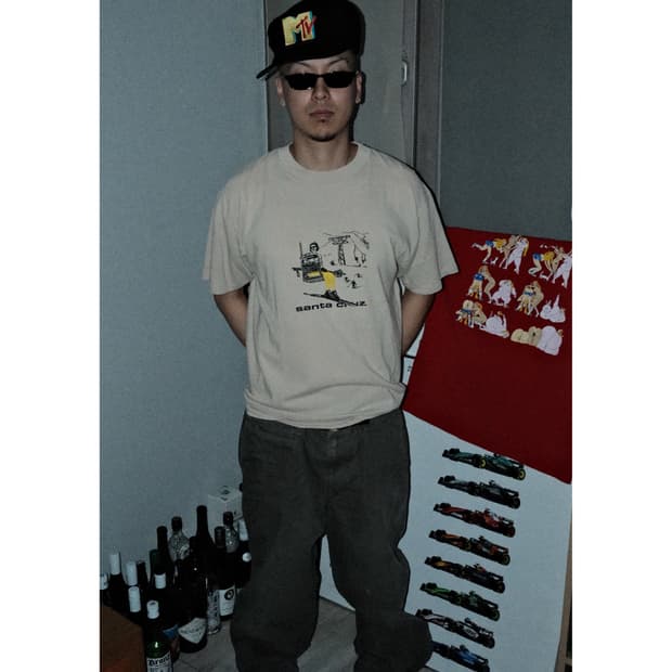 90's 미제 빈티지 산타크루즈 싱글 스티치 티셔츠