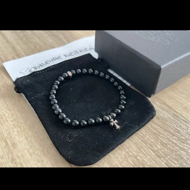 크롬하츠 비즈팔찌6mm s사이즈