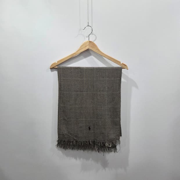 폴로랄프로렌 메리노울 머플러