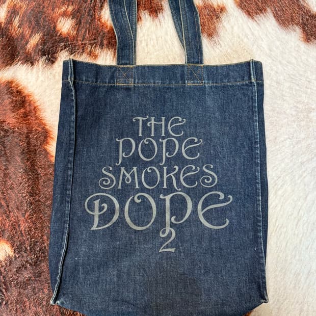 A.P.C. 아페쎄 THE POPE SMOKES DOPE 데님 토트백